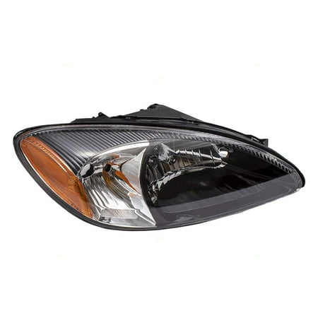 Brock Halogen Combination Headlight Headlamp W Black Bezel Brock Halogen Combination Headlight Headlamp W Black Bezel Penger Replacement For 00 07 Ford Taurus 3f1z13008aa