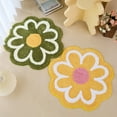 thumbnail image 5 of Mightlink Floor Carpet Cute Non-slip Decorative Pashmina Flower Shape Absorbent Bath Rug Bathmat for Daily Use, 5 of 7