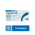 thumbnail image 1 of Supacid 40 Pantoprazol 40 mg liberación retardada 14 tabletas, 1 of 4