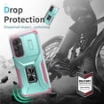 thumbnail image 4 of Funda para GANGXUN Samsung Galaxy A55 5G - Soporte metálico, Función magnética, Verde, 4 of 5