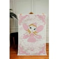 thumbnail image 2 of LaModaHome Area Rug Non-Slip - Cream Pink fairy girl Soft Machine Washable Bedroom Rugs Indoor Outdoor Bathroom Mat Kids Child Stain Resistant Living Room Kitchen Carpet 1.3 x 2 ft, 2 of 5