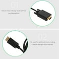 thumbnail image 3 of Cable Displayport a Vga para conectar una computadora de escritorio o portátil a un monitor o proyector Cable de video para pantalla transparente de 1080p Puerto de pantalla de 1,8 m, 3 of 5