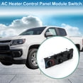 thumbnail image 2 of Panel de control climático HVAC A/C Heater Unique Bargains para Chevrolet Colorado 2004-2012 para GMC Canyon 2004-2012, 2 of 6
