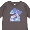 thumbnail image 4 of Inktastic 2nd Birthday Mermaid 2 Year Old Girl Girls Long Sleeve Toddler T-Shirt, 4 of 5