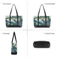 thumbnail image 6 of FORMRS Canvas Laptop Tote Bag for Women with 15.6" Computer Compartments Shoulder Handbag, Retro Tree, 6 of 7