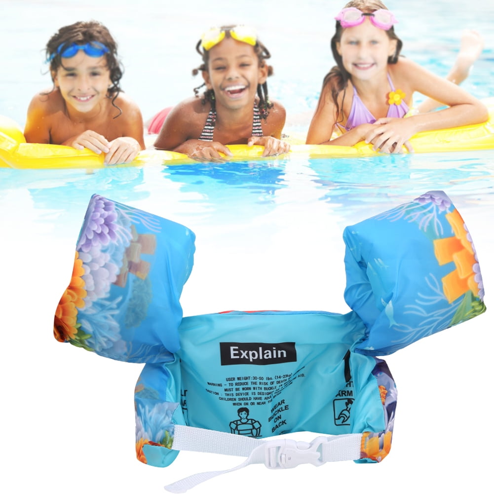 LHCER Children Life Jacket,Arm Life Vest,Nylon Goldfish Pattern