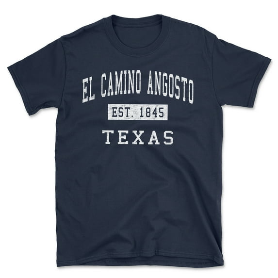 El Camino Angosto Texas Classic Established Men's Cotton T-Shirt