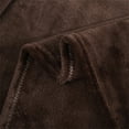 thumbnail image 4 of Back to School Blanket! SRUILUO Super Soft Warm Warm Micro Plush Fleece Blanket Throw Rug Sofa Bedding Coffee, 100 x 150cm, 4 of 6