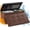 Brown, variant on Storage Ottoman Bench,Fireproof Folding Bench with Lock,30 Inches Fire&Water Resistant Storage Chest Foot Rest Stool Leather Bedroom Ottoman Safe for Documents,Valuables,