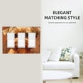 thumbnail image 5 of Cute Dog (2) Switch Cover Decorative Wall Plate 3-Gang Screwless Standard Size, 5 of 5