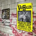 thumbnail image 4 of Placa Metal Vintage Banda Van Halen Pintura Hierro Rectangular Pared 30x40cm, 4 of 9