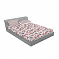 thumbnail image 3 of Floral Bedding Set with Sheet & Covers, Flourishing Nature with Spring Growth Design Stalks and Wildflowers Feminine Pattern, Printed Bedroom Decor 2 Shams, 4 Sizes, Multicolor, by Ambesonne, 3 of 3