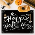 thumbnail image 4 of Mantel Hmsavn para decoración del hogar, manteles individuales de Halloween, mesa de comedor, mesa de centro, decoraciones para fiestas, manteles aislantes del calor, manteles de lino con impresión, 4 of 4