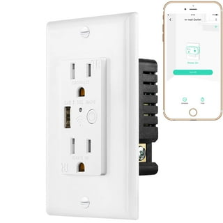 VIVOHOME Outdoor Smart Plug with 3 Individually Controlled Outlets, Timers,  Voice and Remote Control, IP44 Waterproof, 2.4 GHz Wi-Fi, Compatible with