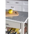 thumbnail image 3 of Linon Neyrey Mobile Kitchen Island, Gray Finish with Gray and White Speckled Granite Top, 3 of 9