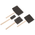 thumbnail image 2 of Shisuyan 4pcs Wooden Handle Brushes Sponge Painting Tools Sponge Paint Brushes for Painting Crafts, 2 of 8
