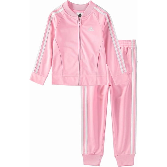 adidas Originals unisex-baby SST Tracksuit Light Pink/White 18M