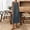 *Gray, variant on ClodeEU Women's Linen Blend Sleeveless Crewneck Dress with Back Zipper ,Casual Solid Color Midi Dress with Pockets Army Green,Women's Plus L