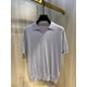 thumbnail image 3 of Camisa polo de manga corta para hombre, informal, de negocios, de algodón de fibra larga, de punto, de color sólido fino, primavera/verano 2024, 3 of 5