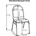 thumbnail image 5 of Your Chair Covers - Polyester Chair Cover Navy Blue for Wedding, Party, Birthday, Patio, etc., 5 of 5