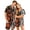 Yellow 50, variant on DORKASM Halloween Matching Pajamas for Couples Pj Sets for Woman Men Bat Pumpkin Print Button Down Sleepwear Black S