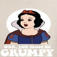thumbnail image 3 of Disney Snow White & The Seven Dwarfs - You Must Be Grumpy - Women's Oversized T-Shirt, 3 of 5