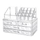thumbnail image 1 of Jumpingount Organizador de maquillaje multifuncional de plástico Caja de almacenamiento conveniente y que ahorra espacio Almacenamiento de Bolsas de maquillaje transparente 8625 24*15*18.7, 1 of 6