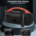 thumbnail image 5 of ZROZYL Karaoke Machine for Adults, Portable Home Karaoke PA System Singing Machine with 2 Microphones, Bluetooth Speaker with RGB Lights for Party, 5 of 7