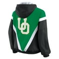 thumbnail image 3 of Women's WEAR by Erin Andrews Green/Black Oregon Ducks Colorblock Full-Zip Hoodie Windbreaker Jacket, 3 of 5