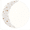 White, variant on Wofarmy Creative Moon for SURFACE Mirror Resin Wall Decor Unique Lunar Hanging White