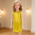 thumbnail image 2 of XXWXYD Teen Girls Par𝗍y Dress Glitter Sequin Fancy Formal Holiday Dress Casual Wedding Birthday Dance Dresses Celebration Outfit Festive Skirt, 2 of 4