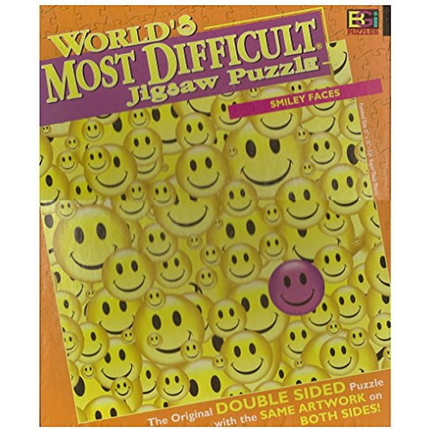 Buffalo Games World S Most Difficult Jigsaw Puzzle Smiley Faces Double Sided Puzzle Puzzles Walmart Com