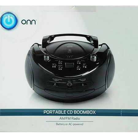 Onn AM/FM Portable CD Boombox