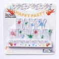 thumbnail image 4 of BalsaCircle Clear 5x3 in Acrylic Happy Birthday LED Cake Topper Wedding Party Events Decorations Supplies, 4 of 8