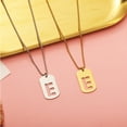 thumbnail image 5 of Men's Silver/Gold/Rose Gold Custom Alphabet Necklace Personalized Hollow Out A-Z 26 Letters Pendant Necklace Jewelry Gift for Boyfriend Boys, 5 of 5