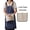 Blue, variant on HonorHut Kitchen Apron Waterproof Striped Pinafore with 2 Removable Hand Towels Baking Cooking Apron Cross Back Chef Pinny for Women Men Blue
