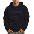 thumbnail image 6 of Men's 100% Cotton Blue FLORIDA Hoodie 330g Thick Pocket Hood, 6 of 16