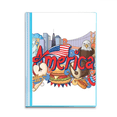 thumbnail image 1 of Eagle Liberty Burger America Graffiti Book Sheet Protectors Portfolio Binder Folder, 1 of 3