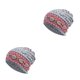 thumbnail image 3 of Gorro Hijab sweethay estampado floral turbante Envoltura para la cabeza gris rojo 2Conjunto, 3 of 6