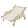 thumbnail image 2 of Cama Para Gatos, Hamaca Ajustable Para Gatos, Silla De Playa De Madera Con Patas Antideslizantes, Hamaca De Madera Cálida Y Cómoda, Cama Para Dormir Para Gatos, Muebles Para, 2 of 7