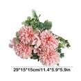 thumbnail image 3 of Specollect Clearance 1Pcs Artificial Small Ball Chrysanthemum Fake Silk Ball Flowers Bouquets Arrangements Wedding Party Decor Home Kitchen Garden Table Floral Centerpieces, 3 of 6
