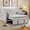 2-Seat Stripes, variant on Ebello 3-in-1 Convertible Corduroy Sleeper Sofa Bed with Phone Holders & USB Ports, Pull Out Bed, Adjustable Backrest, Easy Assembly, 1-Seat(Gray)