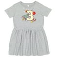 thumbnail image 3 of Inktastic 3rd Birthday Outer Space Theme Girls Toddler Dress, 3 of 5