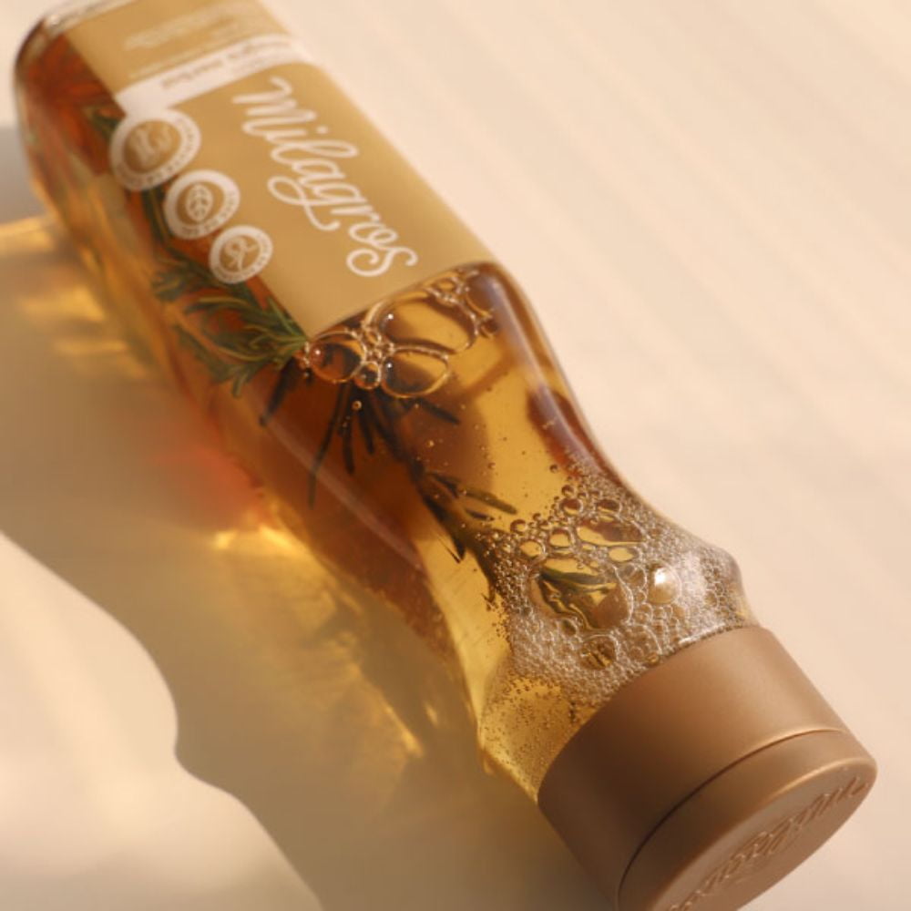 RUUFE Herbal shampoo With 100% natural rosemary and ginger (2 pack) shampoo milagros herbal Ideal for thin or fine hair, with oily roots, that present a constant fall and slow growth.
