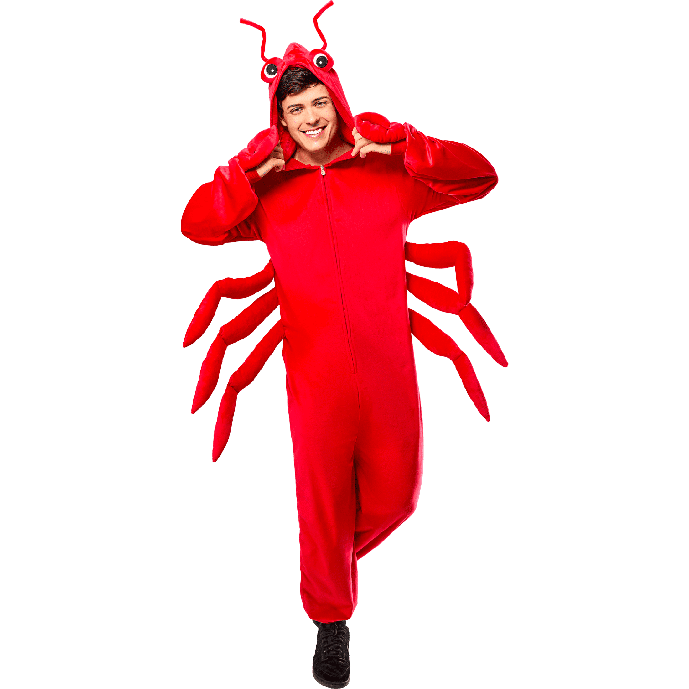 Lobster Jumpsuit Halloween Costume for Adults, Adult Size S (28/34), by Way to Celebrate