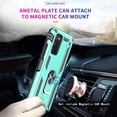 thumbnail image 2 of LeYi for Samsung Galaxy A03S Case, Samsung A03S Case with [2 Pack] Tempered Glass Screen Protector, [Military-Grade] Magnetic Ring Kickstand Protective Phone Case for Galaxy A03S (6.5 Inch), Mint, 2 of 6