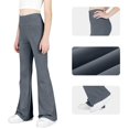 thumbnail image 6 of Piuwrlz Teen Flared Sweatpants Girls Boys Fleece Pants With Pocket Pant Dark Gray Size 10-11 Years, 6 of 8