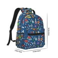 thumbnail image 2 of Disketp Different Chemical Things Backpack - Comfortable Daypack with The right laptop for you Spacious Main Compartment & other poket - {designName} print, 2 of 6