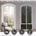 thumbnail image 5 of 5% VLT One Way Privacy Window Film Mirror 20" × 39" Window Tint for Home Daytime Privacy Heat Control Anti UV Static Cling Covers(Blue), 5 of 8