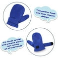 thumbnail image 4 of Baby Toddler Mittens, Boys Girls Winter Outdoor Gloves, Kids Easy-On Fleece Warm Mitterns, 4 of 5